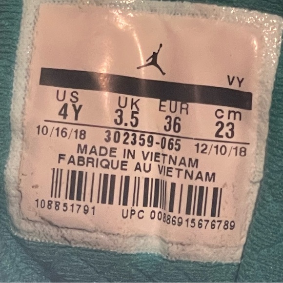 Air Jordan 9 Retro GS ‘Dream it, Do it’ Sneakers Youth sz: 4Y - Picture 7 of 7